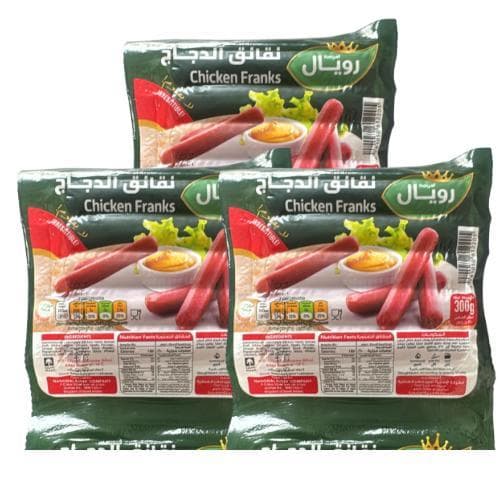 ROYAL CHICKEN FRANKS 3X340GM