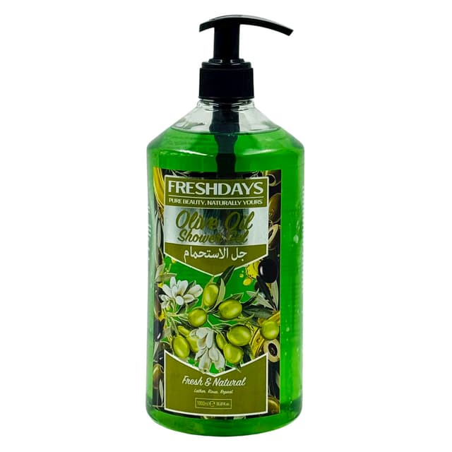 FRESH DAYS SHOWER GEL OLIVE OIL 1000ML