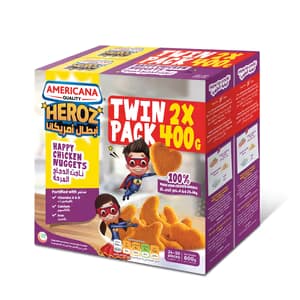 AMERICANA HAPPY CHICKEN NUGGETS 2X400G