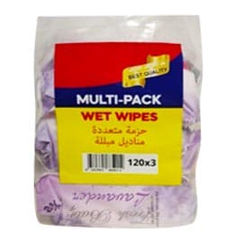 FRESH BAB FLOWER SERIES WET WIPES 3X72PCS