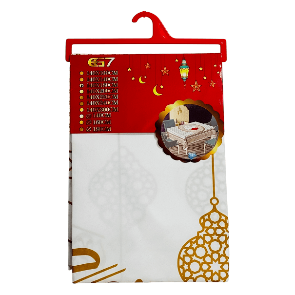 Ramadan Plastic tablecloth 1.4*1.8CM/271G