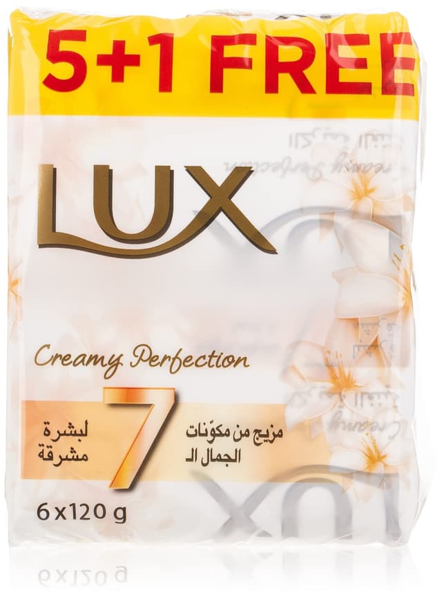 LUX BEAUTY SOAP CREAM PERFECTION 5+1X120GM