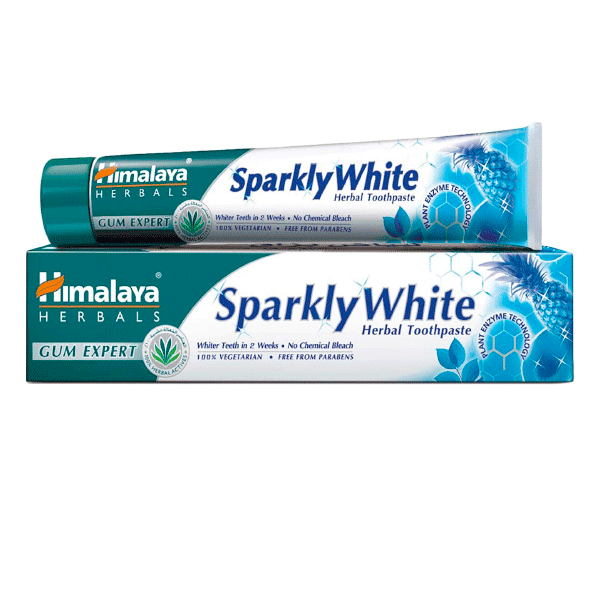 HIMALAYA HERBALS SPARKLY WHITE TOOTHPASTE 125 GM