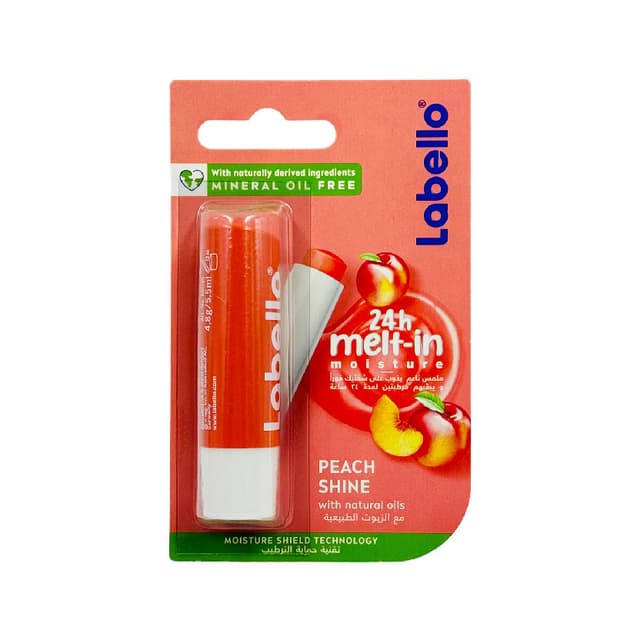LABELLO PEACH SHINE LIP BALM 4.8GM
