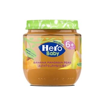 Hero Baby Food Banana Mandarin Pear 130g