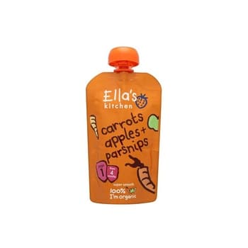 Ellas Kitchen Carrots Apple Parsnip Organics 120 g