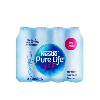Nestle Pure Life Drinking Water 200ml Pack of 12