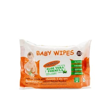 Palmers Baby Wipes Flow Pack of 20 Wipes