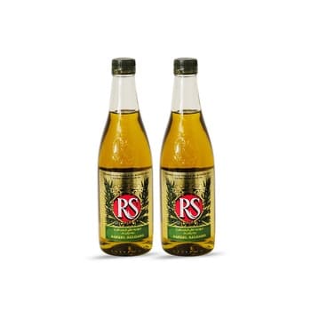 Rs Pure Olive Oil Glass Bottle 500ml Pack of 2