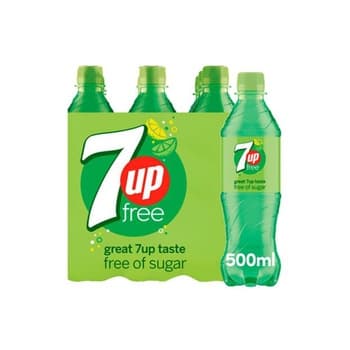 7 Up Sugar Free 6 x 500 ml