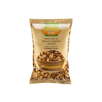 Goodness Foods Walnut Peeled Halves 500g