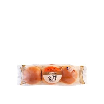 ST PIERRE BRIOCHE BURGER BUNS 300g 6 Pcs