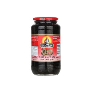 Figaro Black Olives Sliced 480g