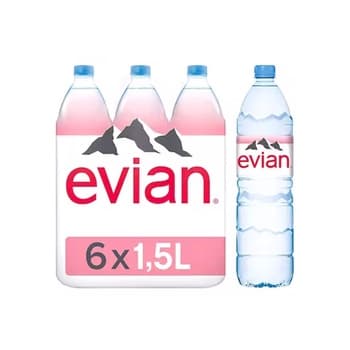 Evian Water 1.5L X 6