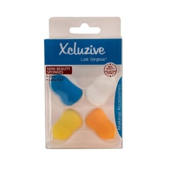 Xcluzive Latex Fee Mini Beauty Sponges 4s