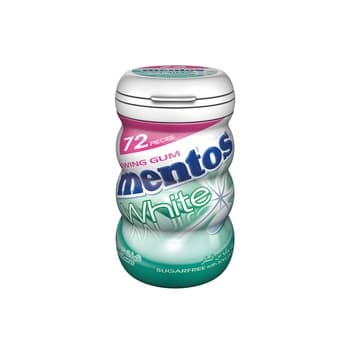 Mentos White Gum Spearmint 72s Sugar Free
