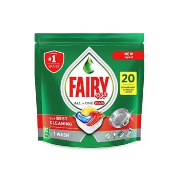 Fairy All In One Plus Dishwasher Capsules 20 count