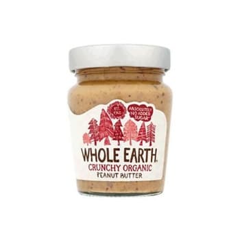 Whole Earth Peanut Butter Organic Crunchy 227g
