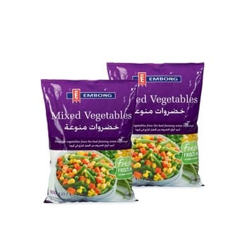 Emborg Mixed Vegetables 900g Pack of 2