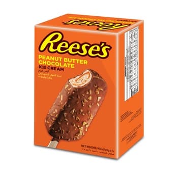 Reeses Penut Butter Chocolate Ice Cream Stick 4X90ml