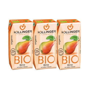 Hollinger Organic Pear 3X200ml