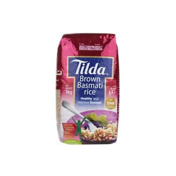 Tilda Basmati Rice Brown 1kg