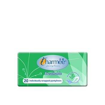 Charmee Pantyliners Breathable Deo Green Tea 20s