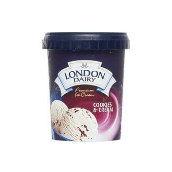 London Dairy Ice Cream Cookies N Cream 500ml