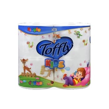Toffly Toilet Paper 3 Ply 4 Roll