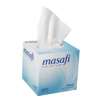 Masafi Boutique Tissue Cubic 100 Sheets X 2 Ply