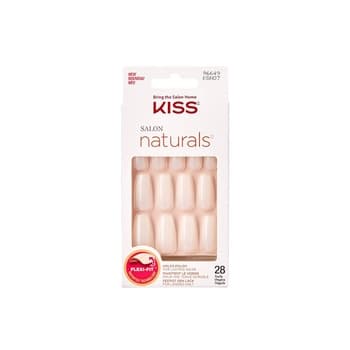 Kiss Salon Naturals Coffin Shape Long Nails