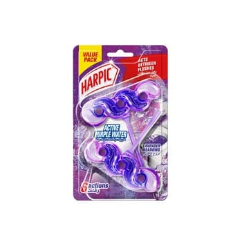 Harpic Toilet Cleaner Capsules With Lavender Meadows 35g Pack Of 2