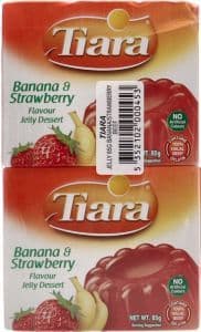 Tiara Banana&Strawberry Jelly Dessert 6 pcs x 85 g