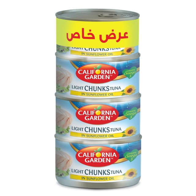 California Garden Light Tuna 4 x 170 g
