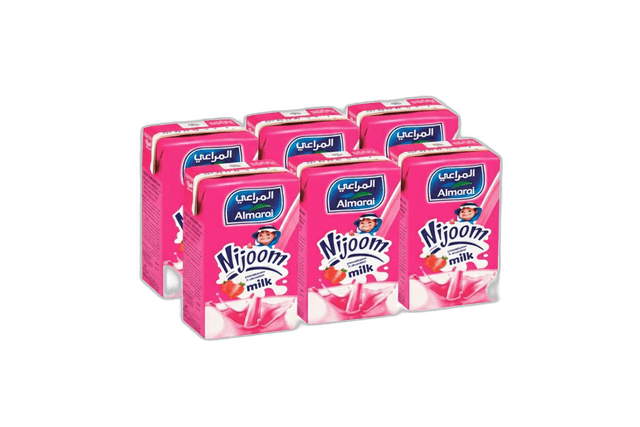 Almarai UHT Strawberry Milk Nijoom 6 x 150 ml