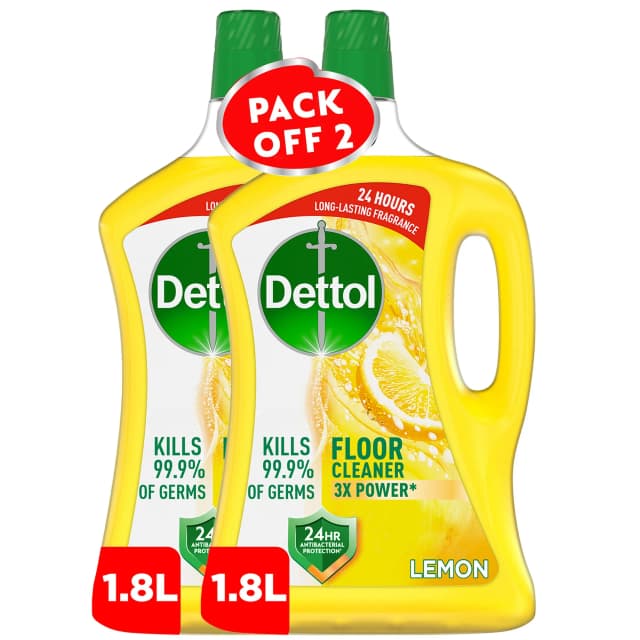 Dettol Anti Bctrl Multi Purps Cleaning Lemn 2 x 1.8 L
