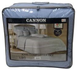 Cannon King Size Stripe Comforter Set