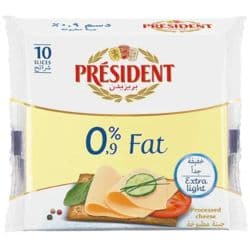 President 0% Fat Processed Cheddar Cheese