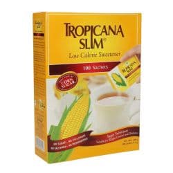 Tropicana Slim Low Calorie Sweetener 100 Sachets