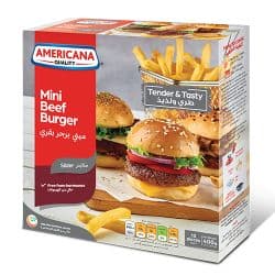 Americana Mini Beef Burgers
