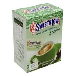 Sweet'N Low Stevia Sweetener 100 sachets