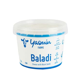 Yasmin Farms Baladi Cow Cheese with Black Seeds
