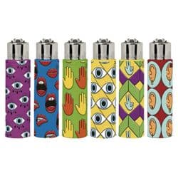 Clipper Pop Cover Lighter Mixed Designs