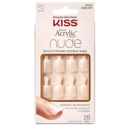 Kiss Natural Look Acrylic Nude French Nails
