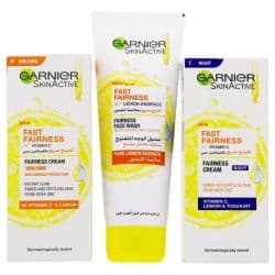 Garnier Skin Active Fast Fairness Face Wash 100Ml + Day Cream 50Ml + Night Cream 50Ml