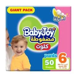 BabyJoy Culotte Diaper Pants Size 6 Junior XXL 16-23kg 50pcs