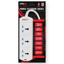 Yolex Power Extension Socket 3 Way