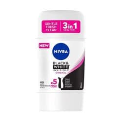Nivea Black & White Invisible 3 In 1 Antiperspirant Stick