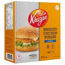 Khazan Frozen Breaded Chicken Burger