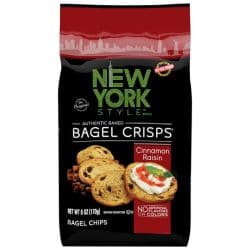 New York Style Bagel Crisps Cinnamon Raisin
